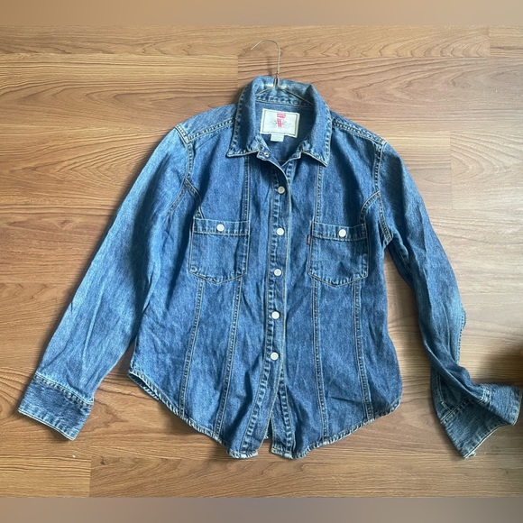 Levi’s Women’s Western Denim Shirt size L - Picture 1 of 4